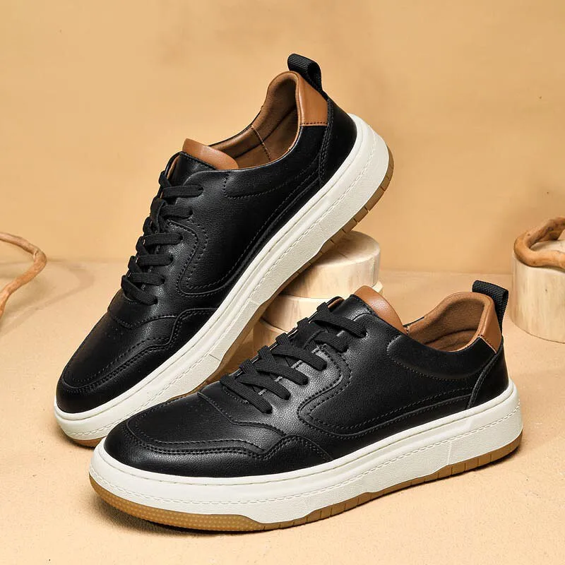 Advbridge 2023 New Men's Shoes Genuine Leather Casual Shoes High Quality Cowhide Loafers shoes for Men Sneakers Luxury Brand Designer Shoe