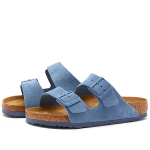 Birkenstock Arizona Sandals in Elemental Blue Suede