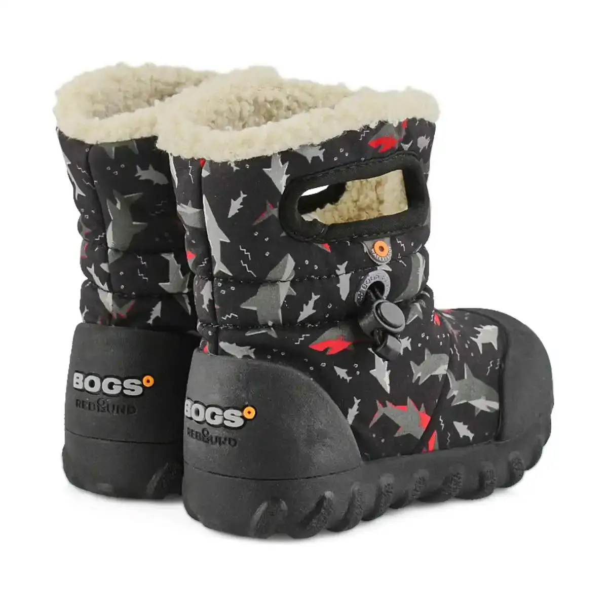 BOGS B MOC SHARKS BLACK MULTI - KIDS