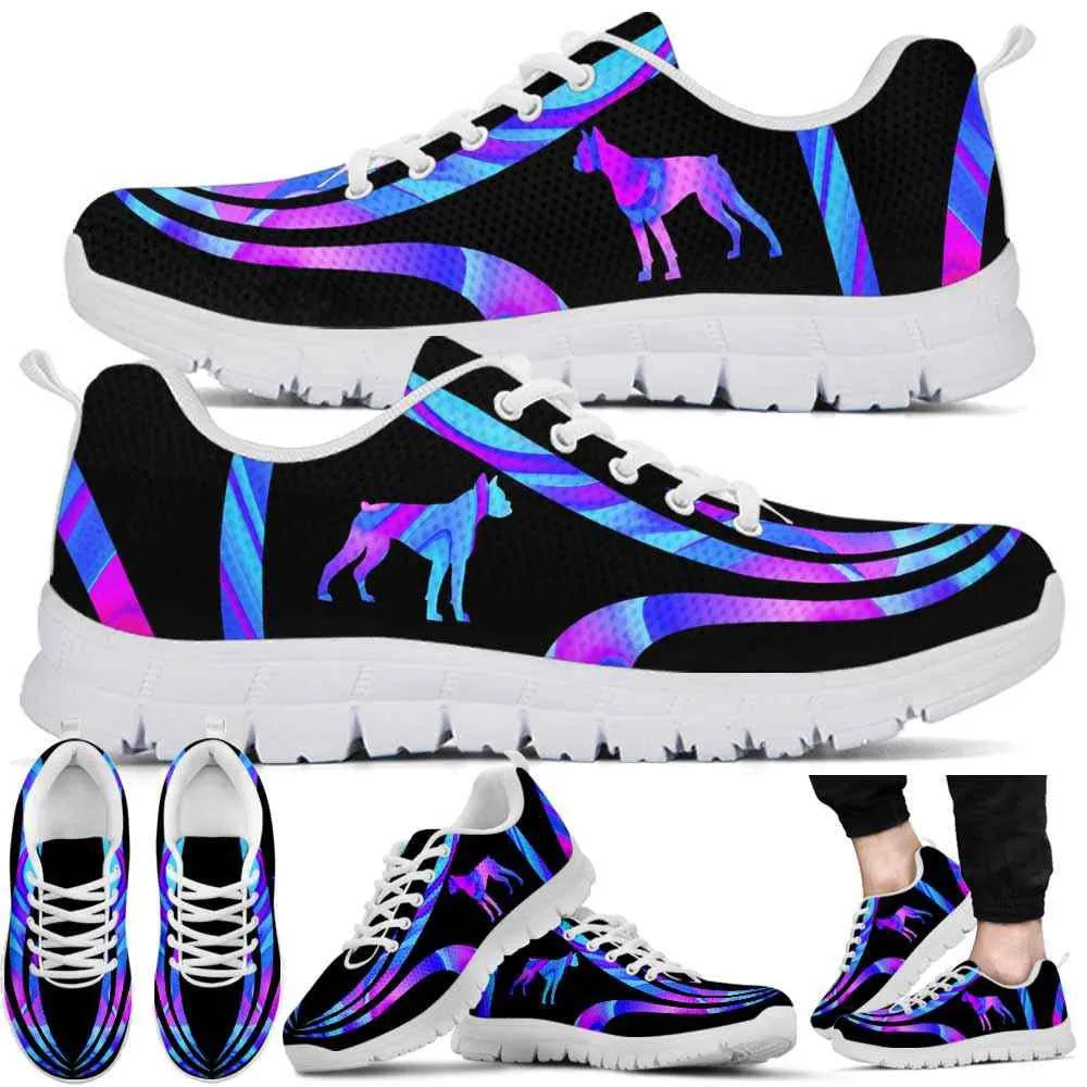 Boxer Sneaker, Boxer Dog Lovers Sneakers Gym Running Shoes Gift Women Men, Boxer Shoes