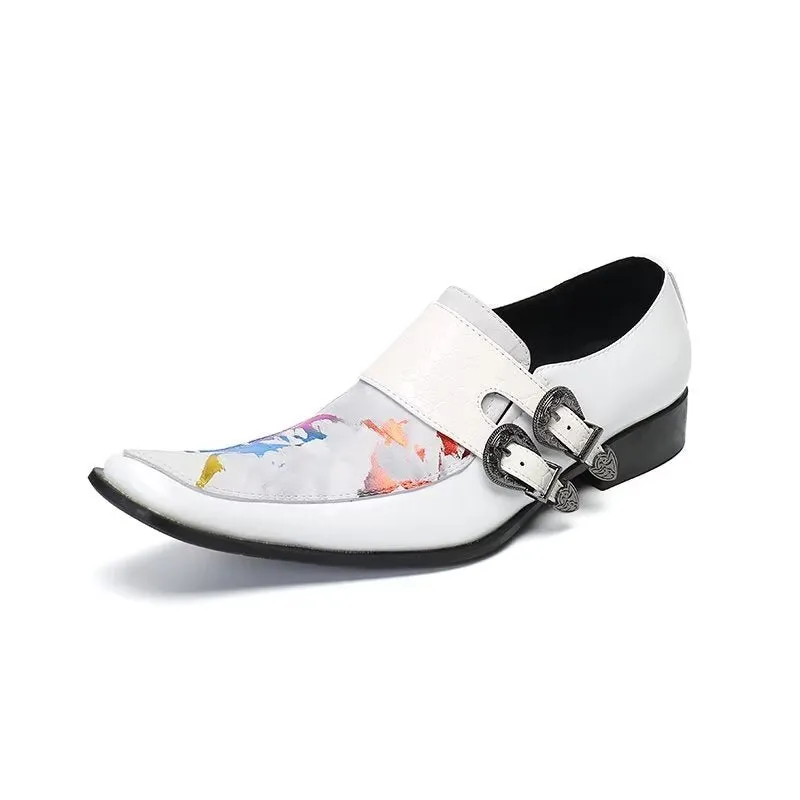 Exotic Elegance Genuine Leather Monkstraps