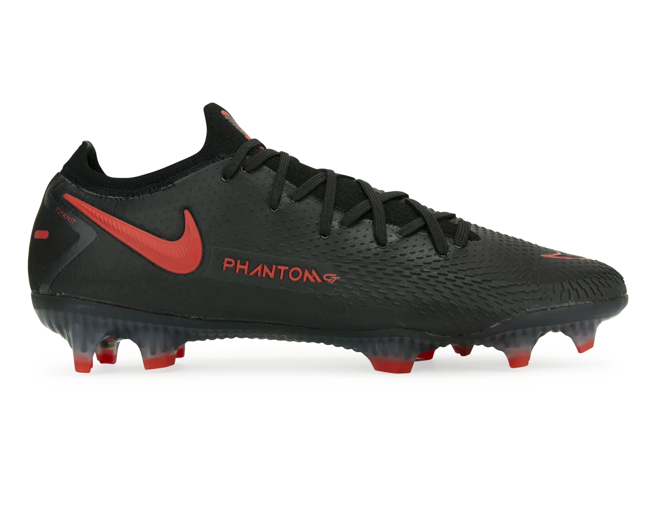 Nike Men's Phantom GT Elite FG Black/Dark Smoke Grey/Chile Red