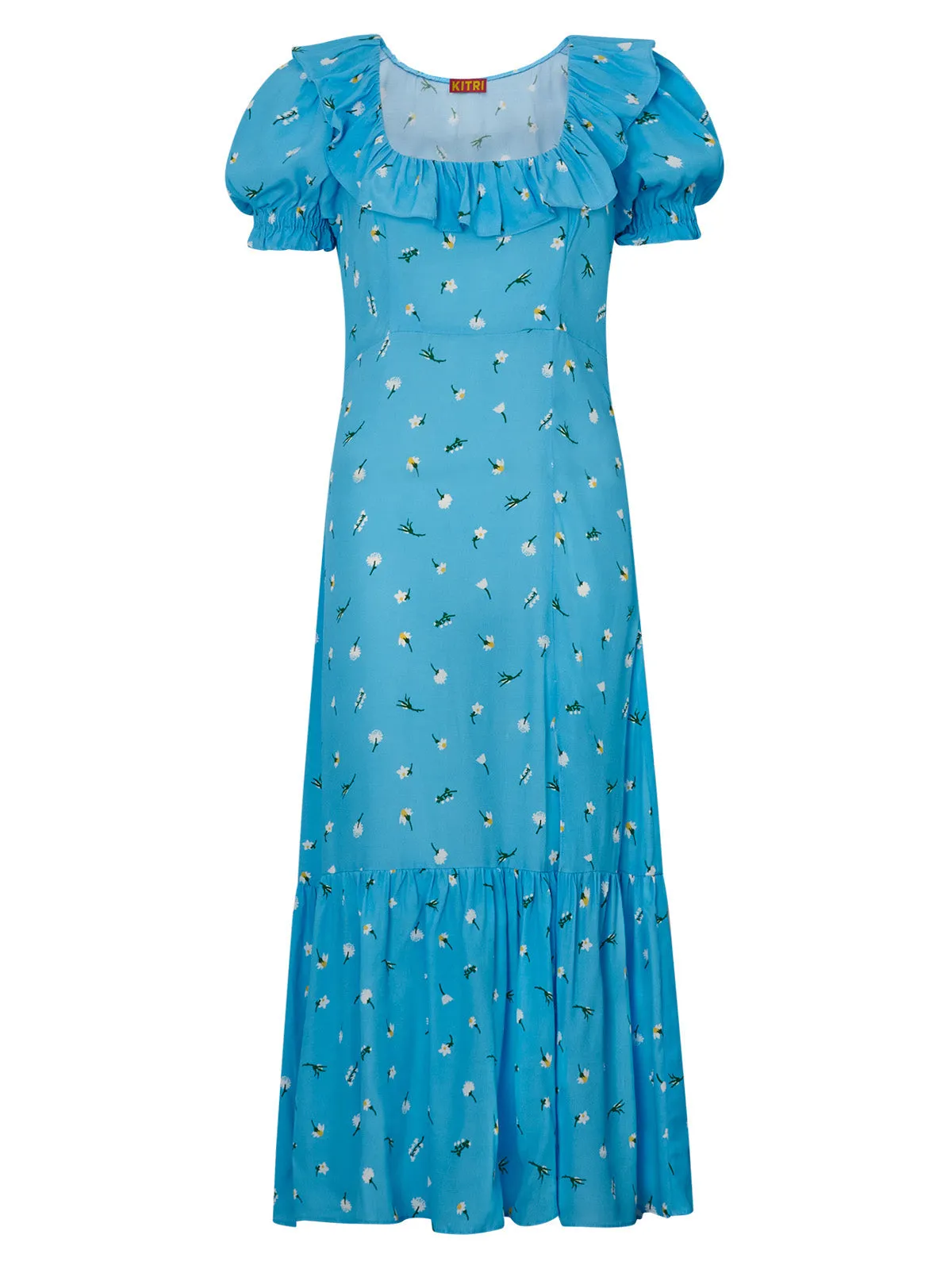 Prunella Blue Vintage Floral Dress