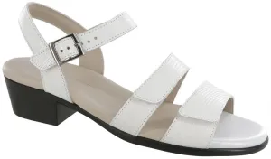 SAS Women's Savanna Sandal WHITE LIZARD