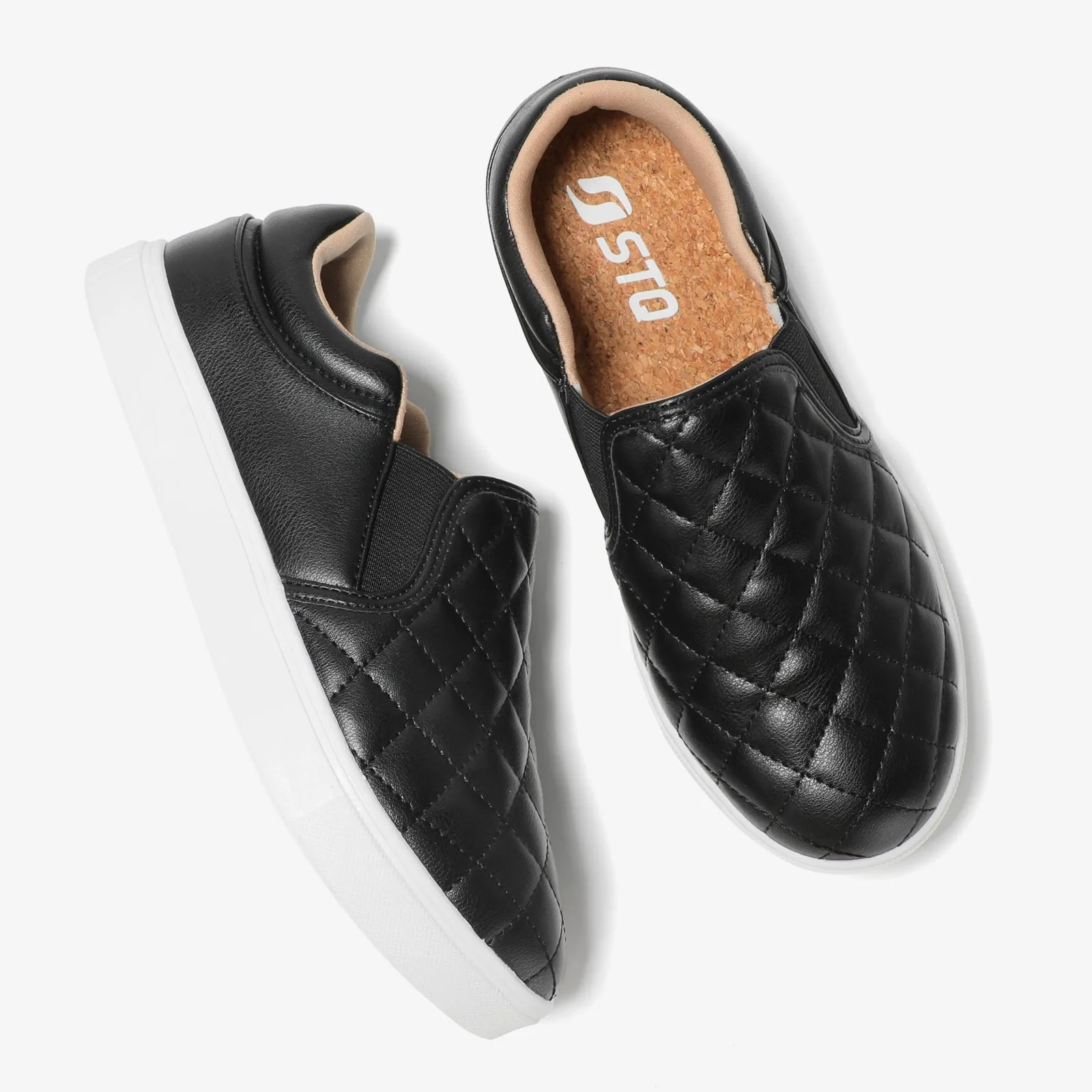 STQ Slip On Shoes Elees Quilted 2.0 Loafers