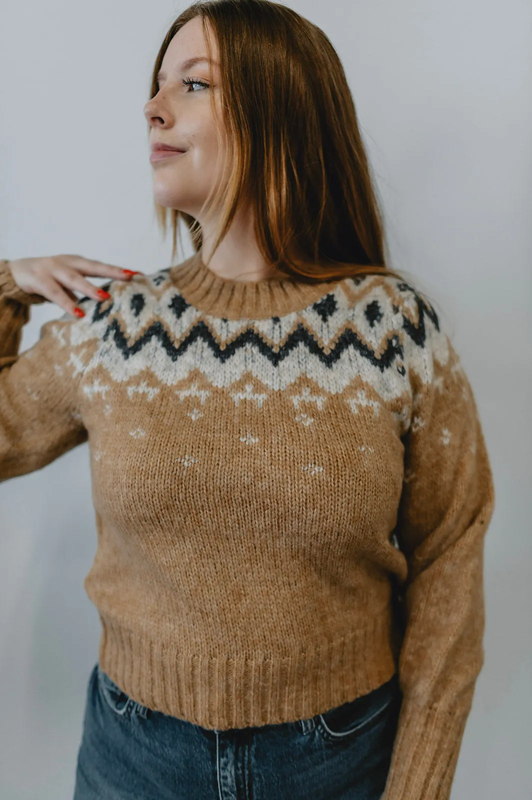 The Sara Sweater by Heartloom - Birch