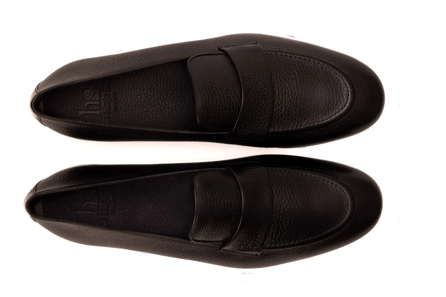 Unlined Penny Strap Loafer with cord stitch on the vamp